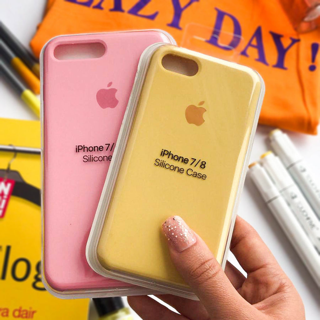 iPhone Silicone Case (Candy Pink)