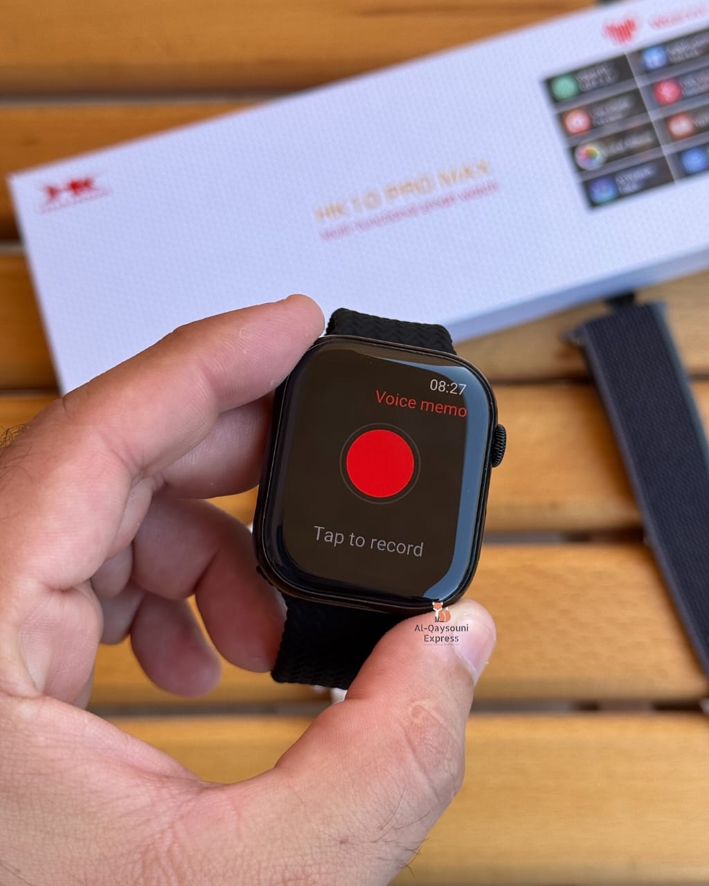 HK10 Pro Max+ Super Amoled Smartwatch (Black)