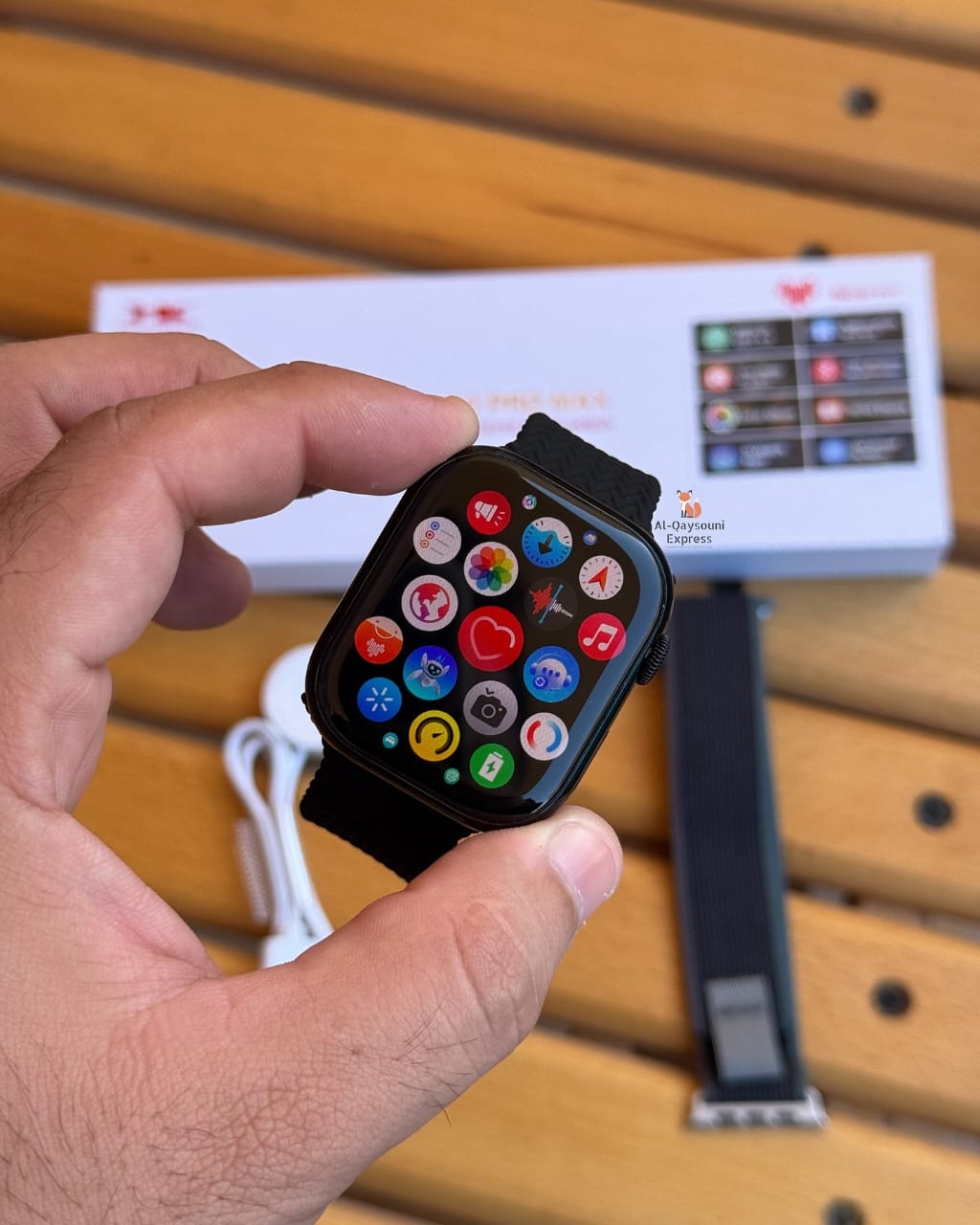 HK10 Pro Max+ Super Amoled Smartwatch (Black)