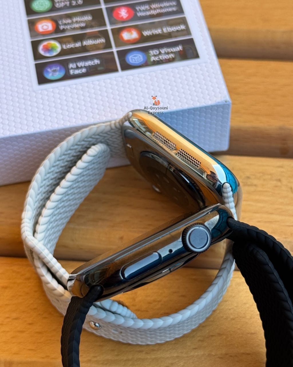 HK10 Pro Max+ Super Amoled Smartwatch (Silver)