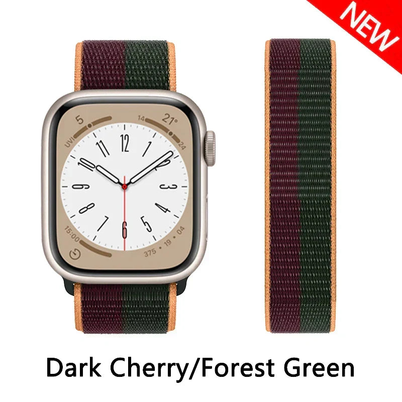 Nylon loop Correa For Apple Watch Band
