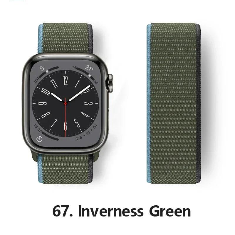 Nylon loop Correa For Apple Watch Band