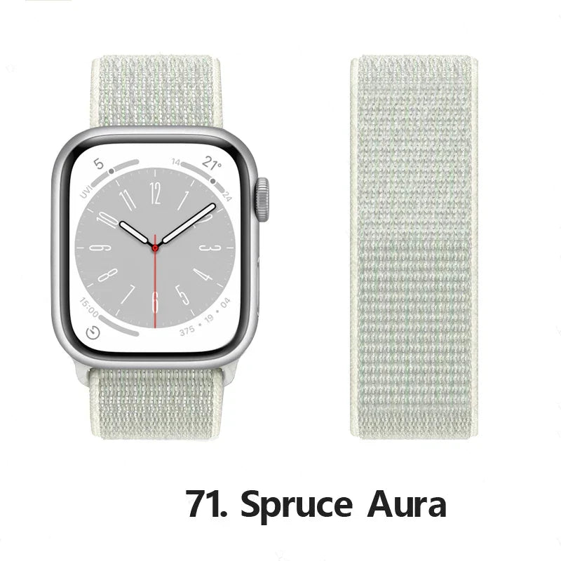 Nylon loop Correa For Apple Watch Band
