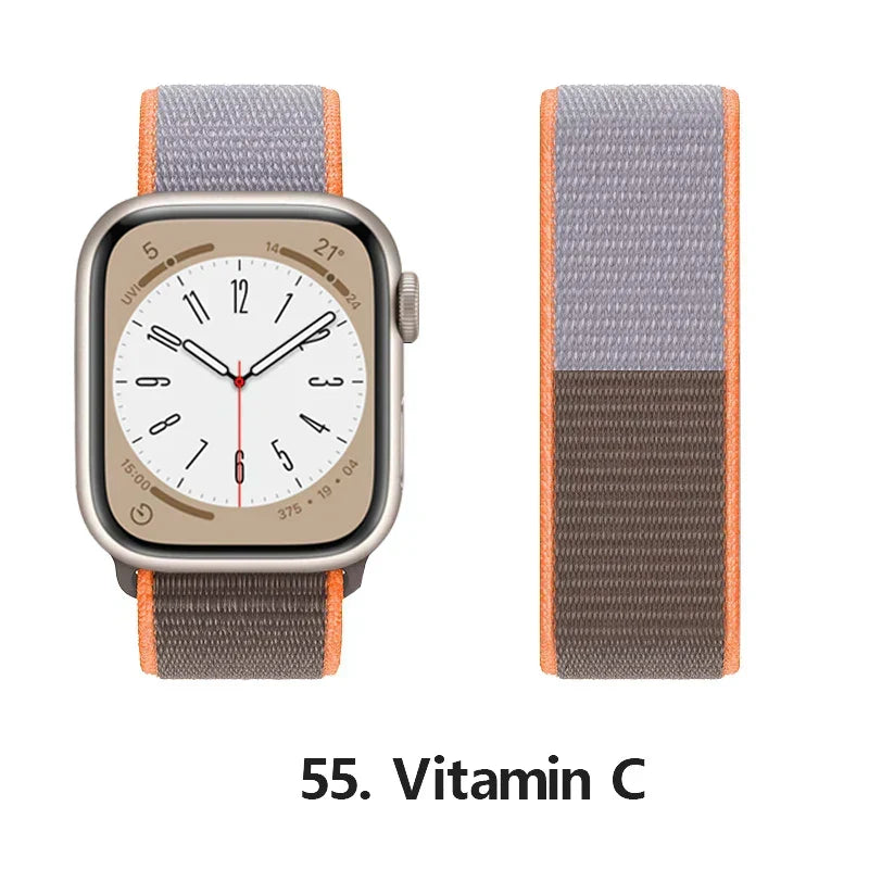 Nylon loop Correa For Apple Watch Band