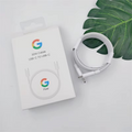 ONLY CABLE Google USB-C TO USB-C for Google Pixel 9 Pro,XL, 8 Pro,8,8A Pixel 7A Pro, Pixel 7, 6a, 6 Pro, 6, 5a, 5, Pixel Fold – White