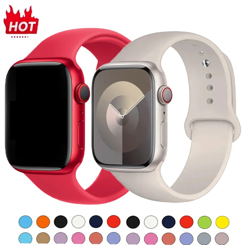 Silicone Band For Apple Watch strap