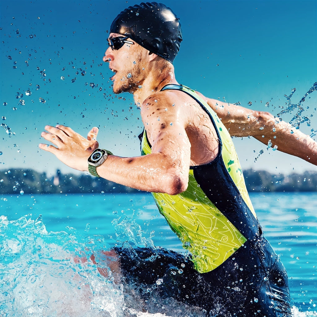 6-Pack Sport Silicone Bands Compatible with Apple Watch Series