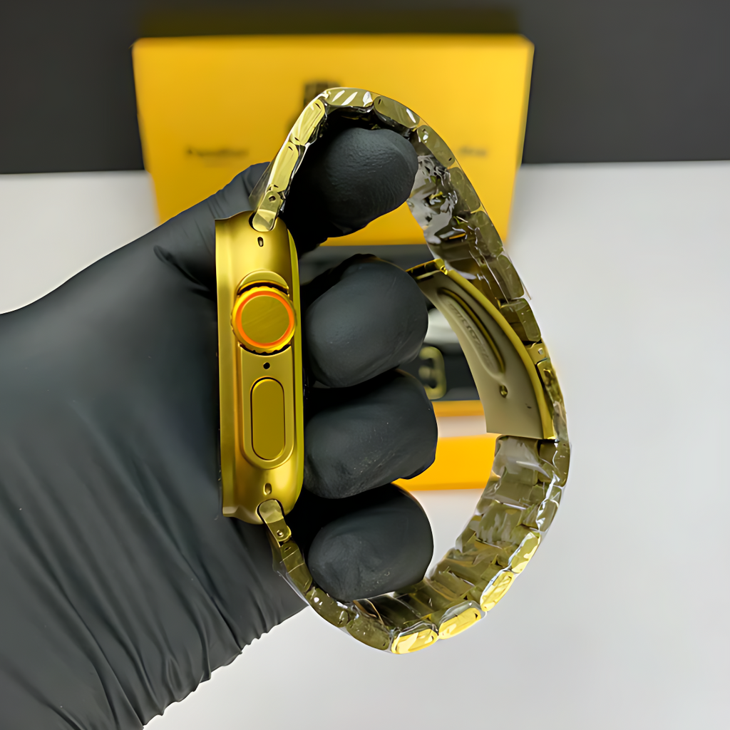 G9 Ultra Pro Gold Watch with Three Straps
