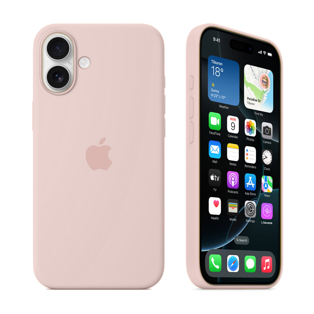 iPhone Silicone Case (Pink Sand)