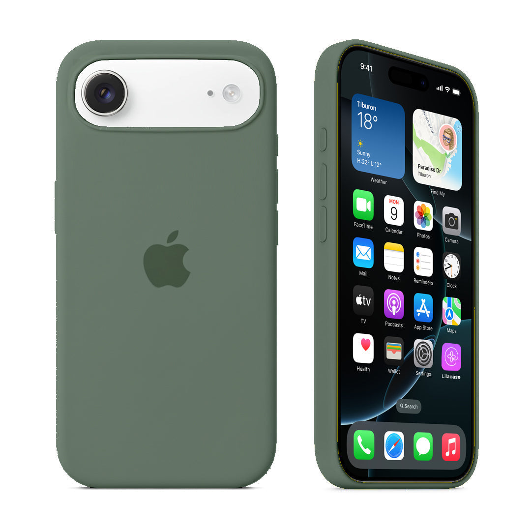 iPhone Silicone Case (Pine Green)