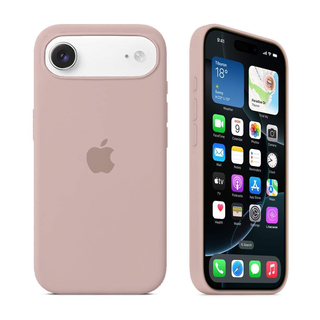 iPhone Silicone Case (Pink Sand)