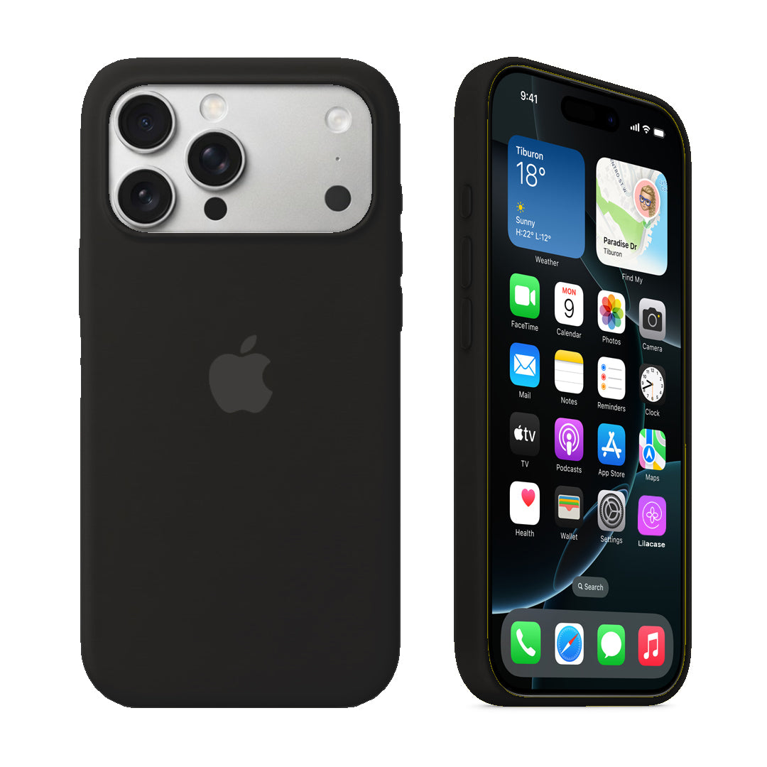 iPhone Silicone Case (Black)