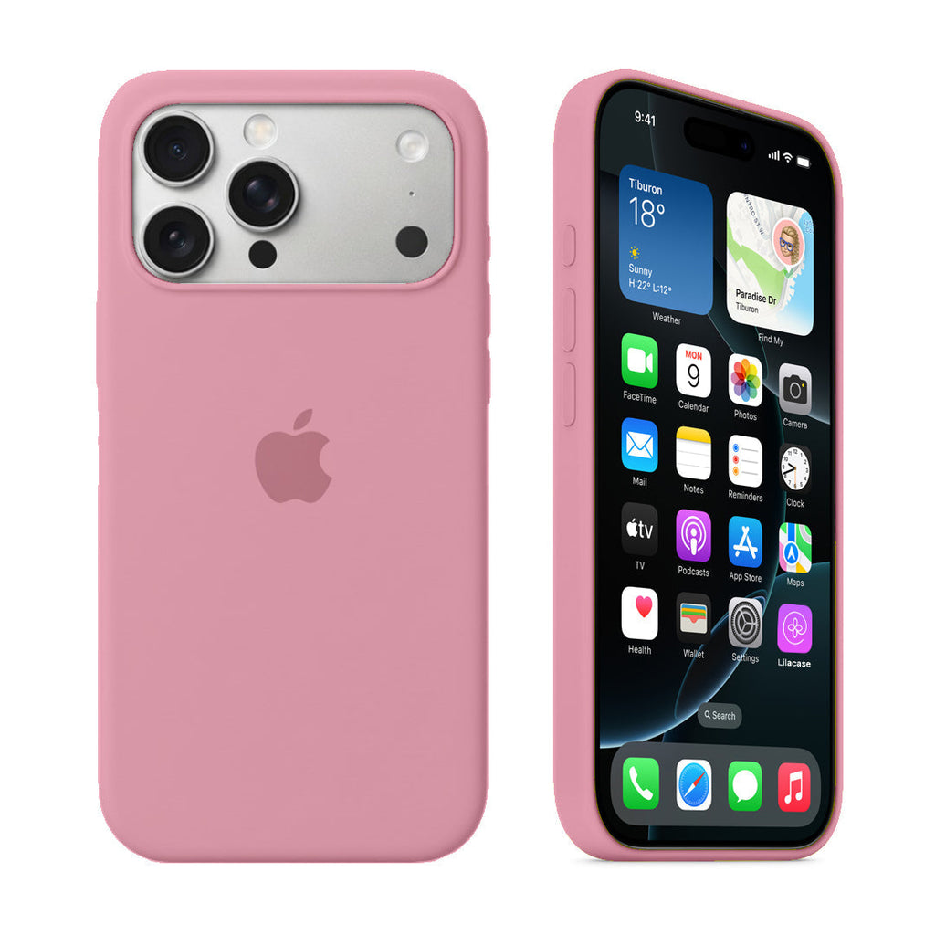 iPhone Silicone Case (Candy Pink)
