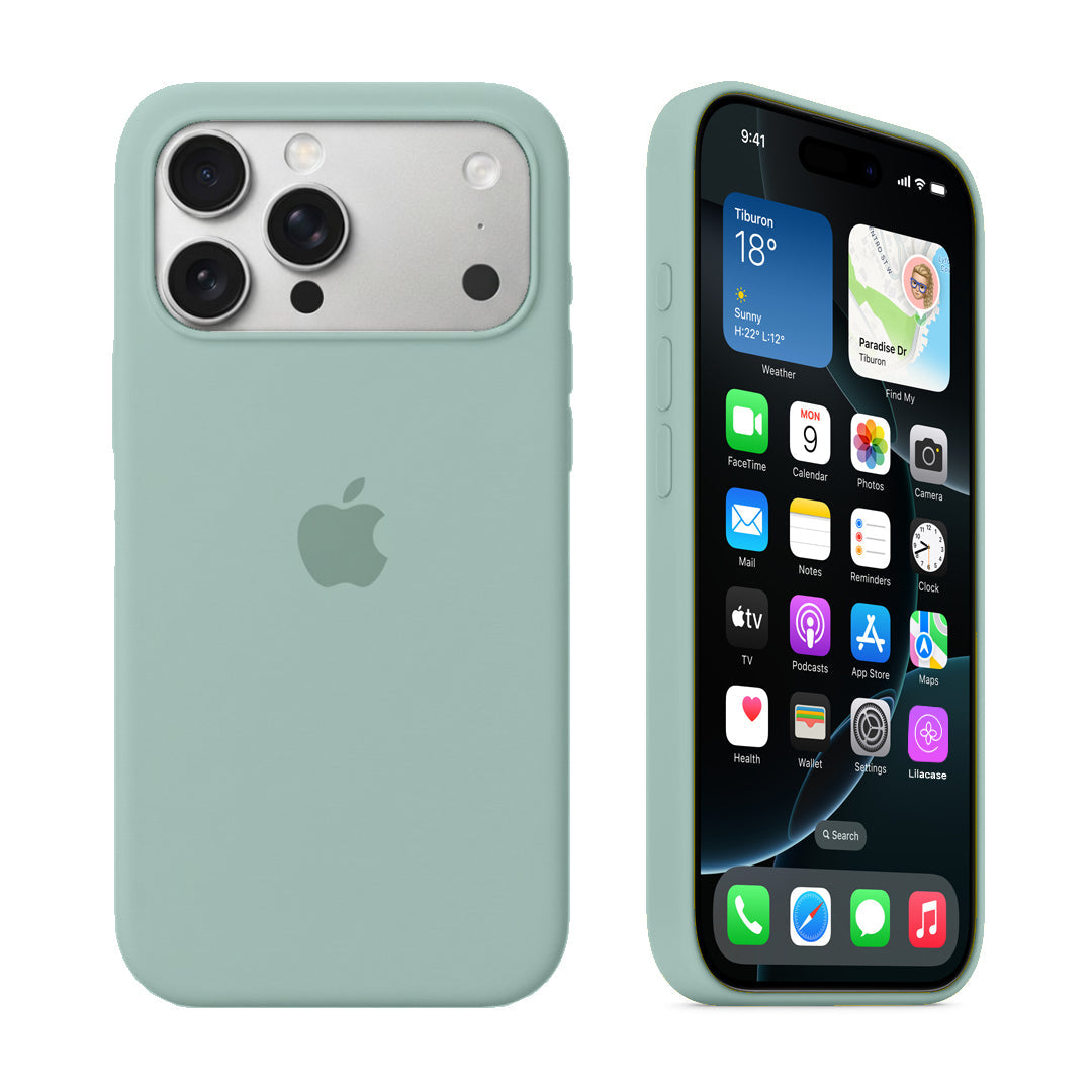 iPhone Silicone Case (Marine Green)