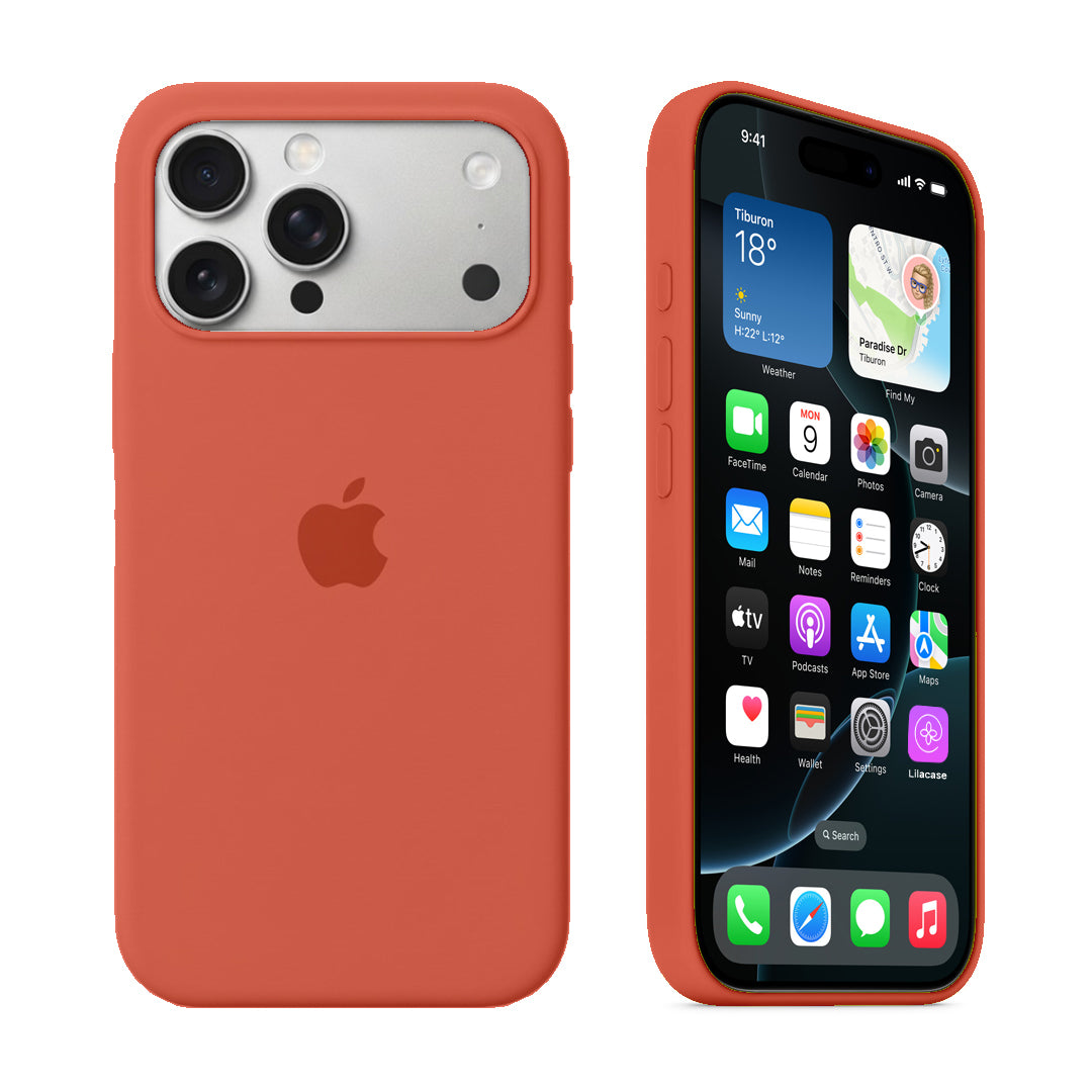 iPhone Silicone Case (Nectarine)