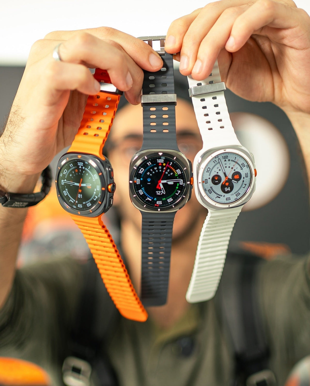 Galaxy Watch 7 Ultra Smartwatch (Orange Strap)