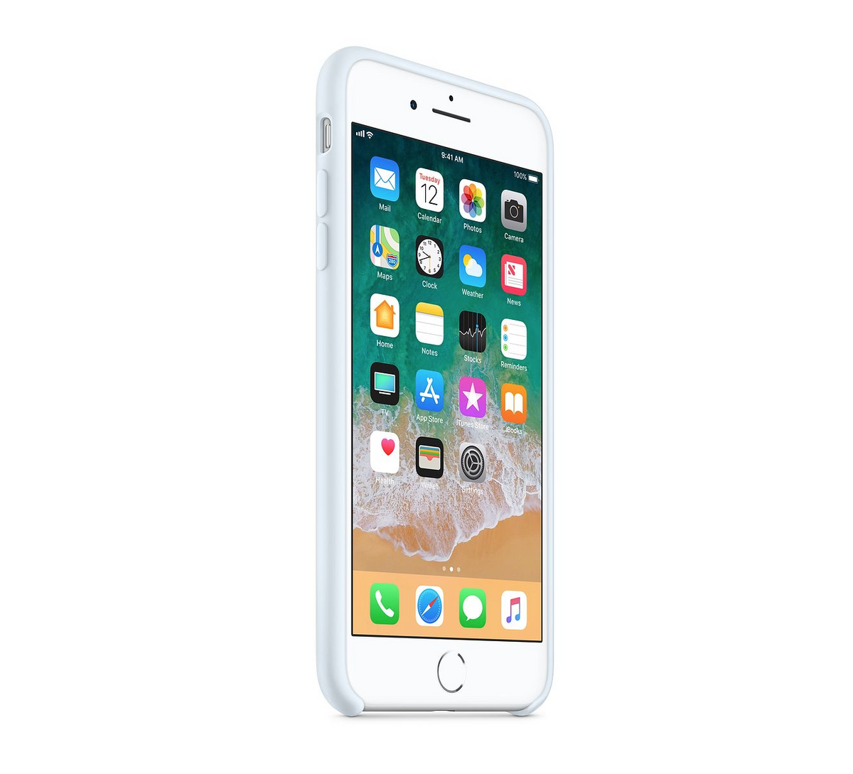 iPhone Silicone Case (Sky Blue)